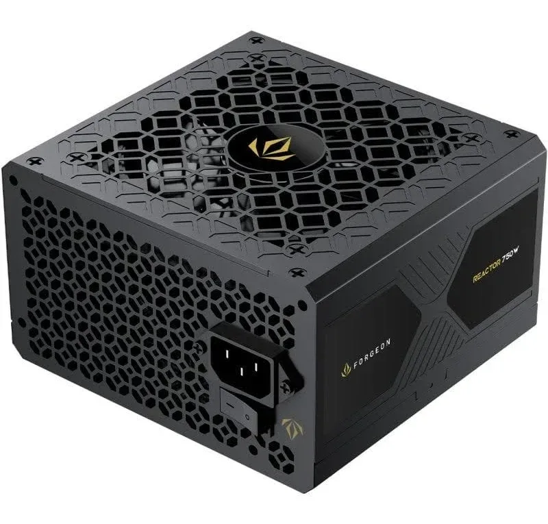 Alimentation entièrement modulaire Forgeon Reactor 750 W Cybenetics Platinum ATX 3.1 PCIe 5.1, noire - alimentation vue principale