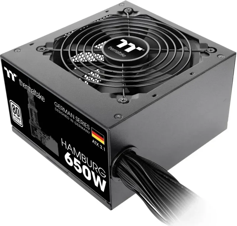HAMBURG ATX3.1 alimentation  650 watt - alimentation vue principale