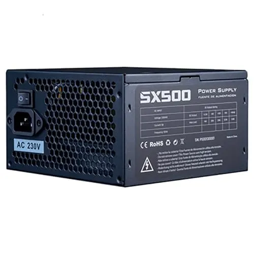 Hiditec PSX500 Bulk unité d'alimentation d'énergie 500 W 20+4 pin ATX ATX Noir - alimentation vue principale