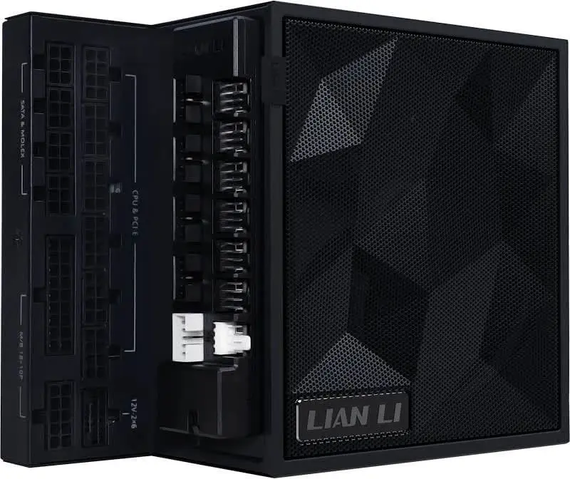 Lian Li EG1200G unité d'alimentation d'énergie 1200 W 24-pin ATX 3.1 Noir - image 2