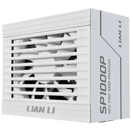 Alimentation Lian Li SP1000P 1000W 80 PLUS Platinum SFX modulaire blanche - alimentation vue principale