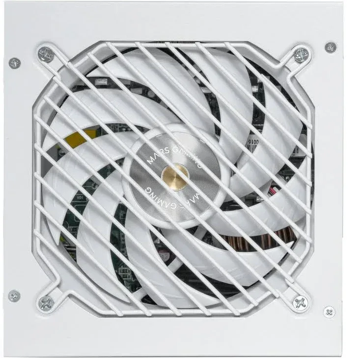 Alimentation ATX entièrement modulaire Mars Gaming MPB850PSI 850 W, garantie 10 ans, 80plus Gold, blanc - image 4