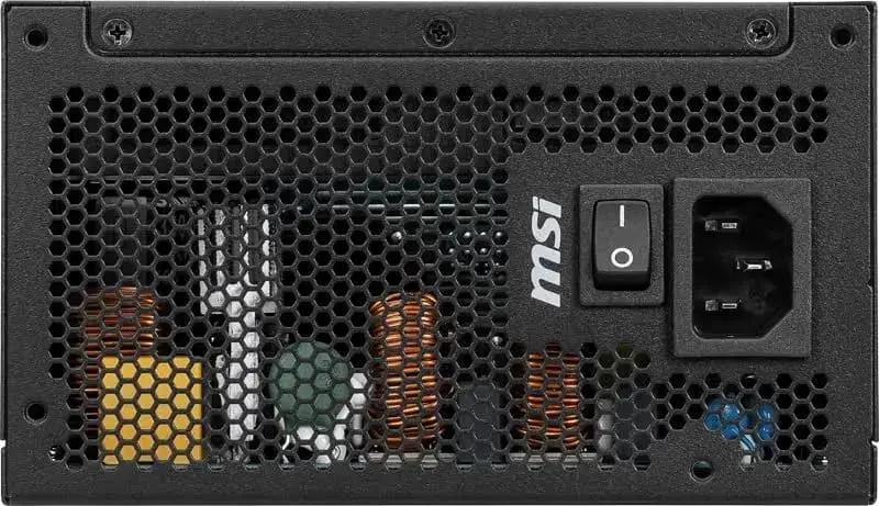 Fonte d'Alimentation MSI MAG A650GLS 650W 80 PLUS Gold Modulaire PCIE5 FDB - image 4