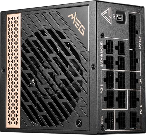 MSI MEG Ai1300P PCIE5 1300W 80+ Platinum modulaire noir - vue 4
