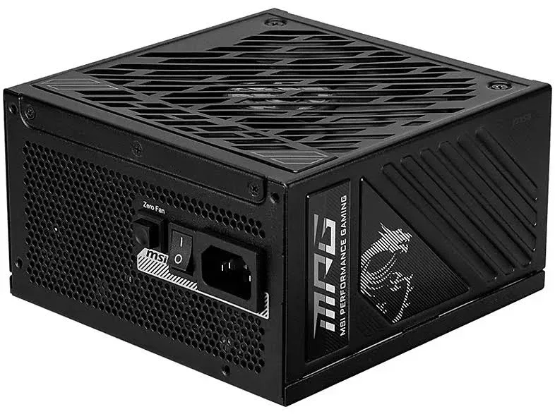 Alimentation PC modulaire MSI MPG A850GS PCIE5 850W 80 PLUS Gold noir - alimentation vue principale