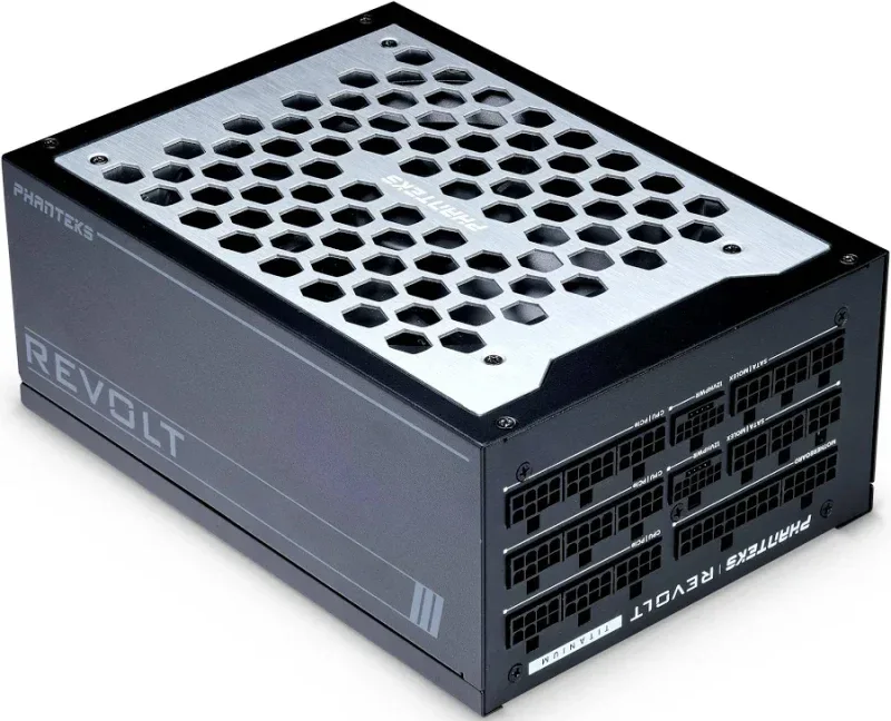 Phanteks Revolt 1600W 80 Plus Platinum Modulaire - alimentation vue principale