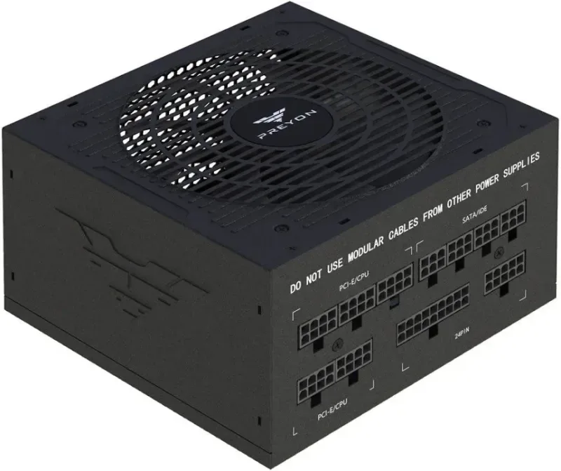 Alimentation PREYON 650W Certification 80 PLUS Bronze Eagle Power Modulaire Japonais - alimentation vue principale