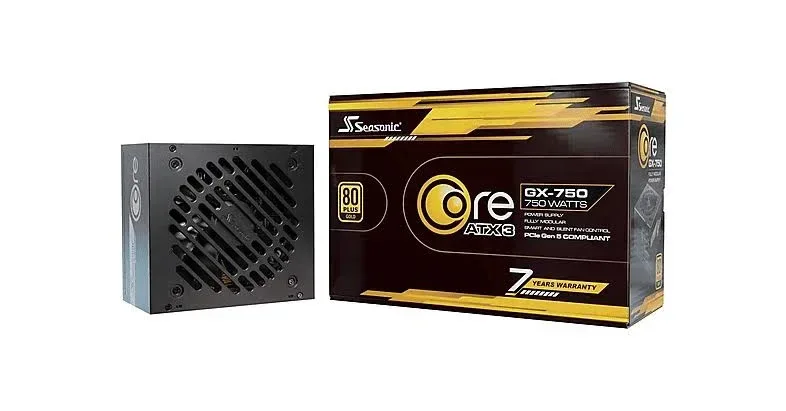 Seasonic ATX 3 850W 80+ Gold - GX-850-V2 - alimentation vue principale