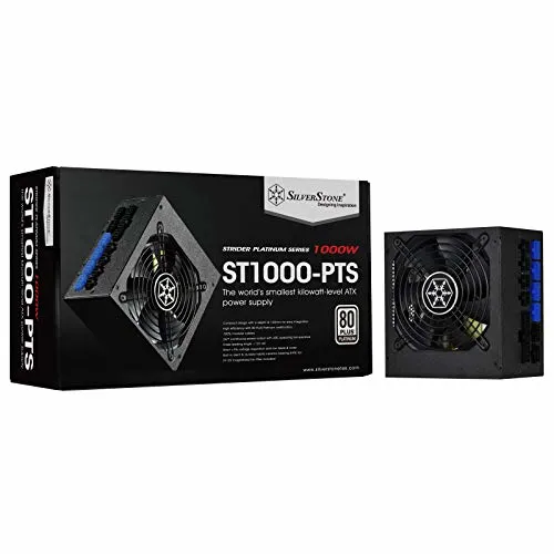SilverStone ST1000-PTS 1000W 80 Plus Platine Modulaire - alimentation vue principale