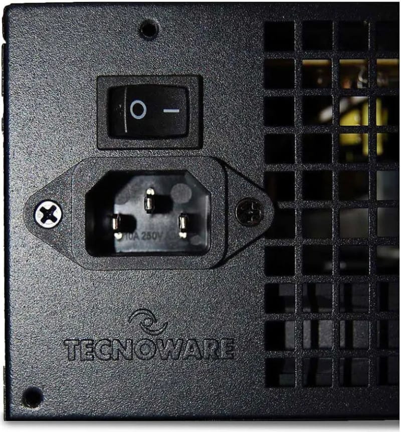 Alimentation Tecnoware Atx 550, ventilateur silencieux, 2xsata, 1x24 pôles, 1x4+4 pôles, 2xmolex - image 5