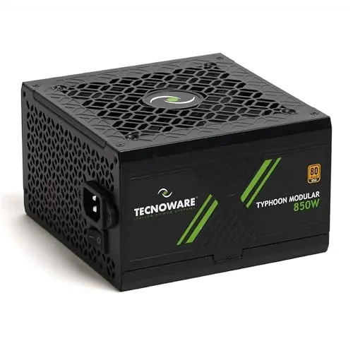 Alimentation TECNOWARE Typhoon 850W modulaire 80 Plus Gold ventilateur 12 cm - alimentation vue principale