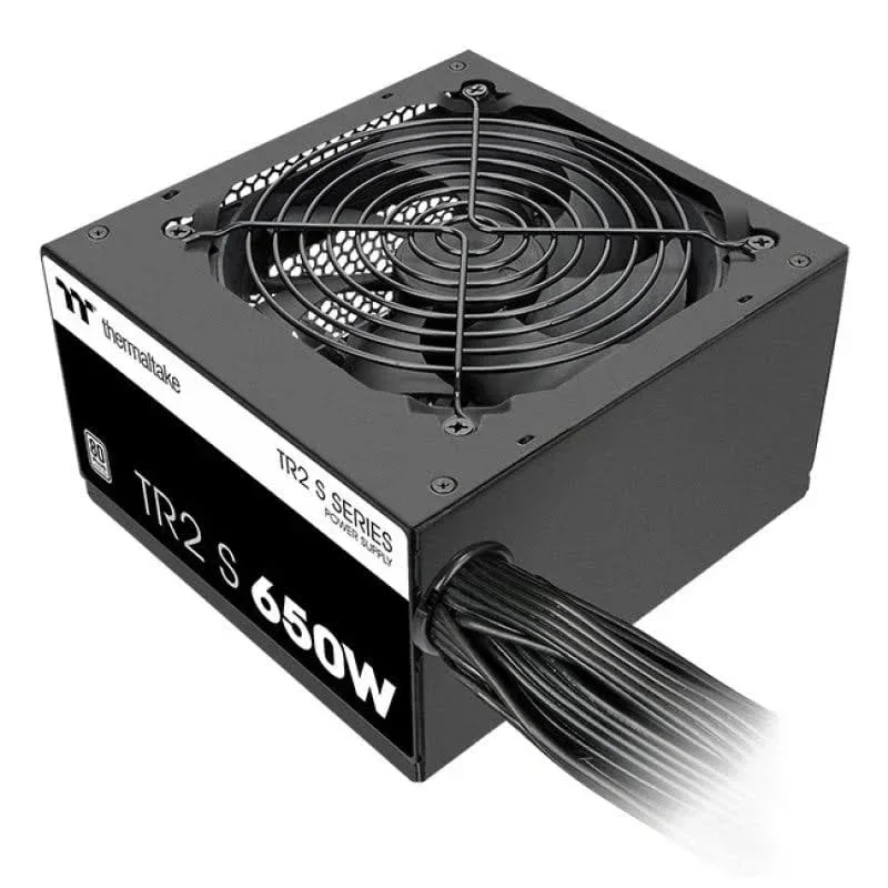 Alimentation Thermaltake 650 W 80 PLUS, modèle PS-TRS-0650NNSAWE-2, protection avancée - alimentation vue principale