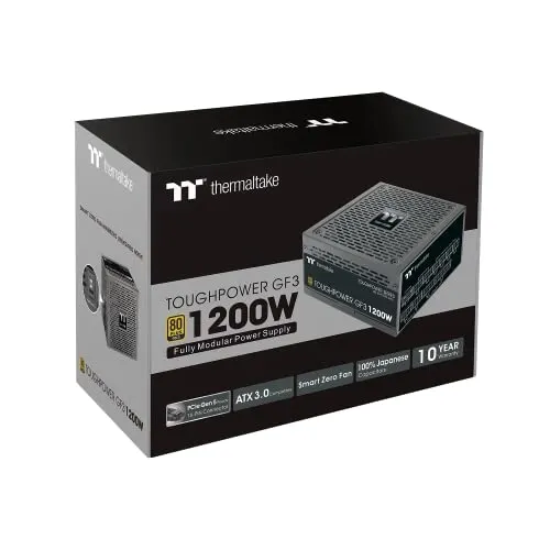 Thermaltake Toughpower GF 3 1200W PCIe Gen 5.0 80 Plus Or Complet Modulaire - alimentation vue principale