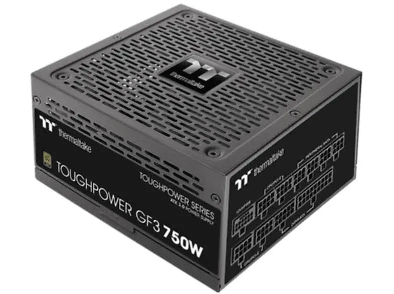 Thermaltake Toughpower GF 3 750W PCIe Gen 5.0 80 Plus Or Complet Modulaire - alimentation vue principale