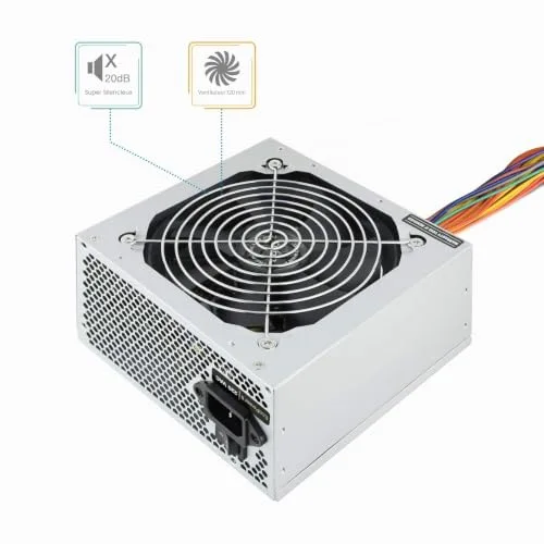 TooQ Ecopower II TQEP-500SSE-O 500W - vue 2