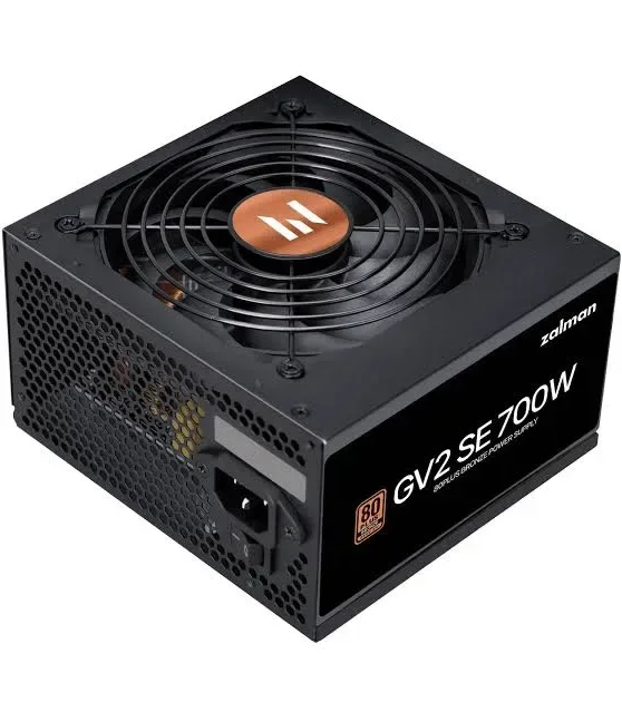 Alimentation Zalman 700W 80 PLUS Bronze ZM700-GV2SE Ventilateur 12 cm ATX Protection Avancée - alimentation vue principale