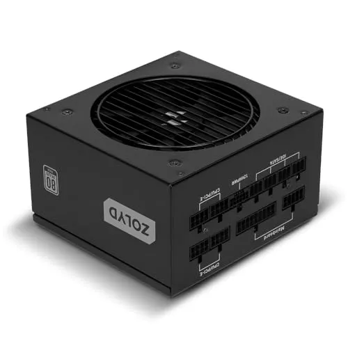 Fuente de Alimentación ZOLYD ZLDGM850MBK 850W 80 PLUS Gold Full Modular PCIe 5.0 - alimentation vue principale
