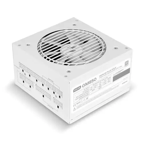 Fuente de Alimentación ZOLYD ZLDGM850MWT 850W 80 Plus Gold Full Modulaire Blanche - alimentation vue principale