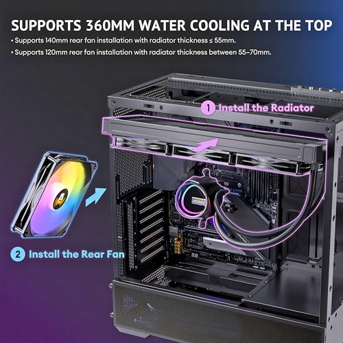Antec FLUX REAR ATX RGB - vue 8