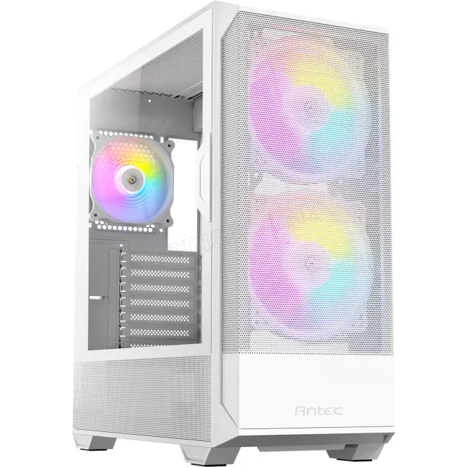 Antec NX416L Blanc ARGB verre trempé