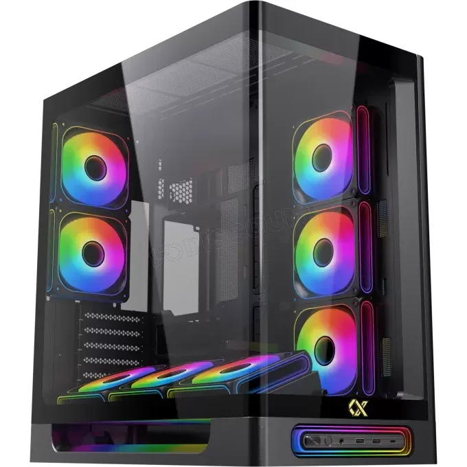 Xigmatek Heaven Air RGB boîtier E-ATX vitre verre