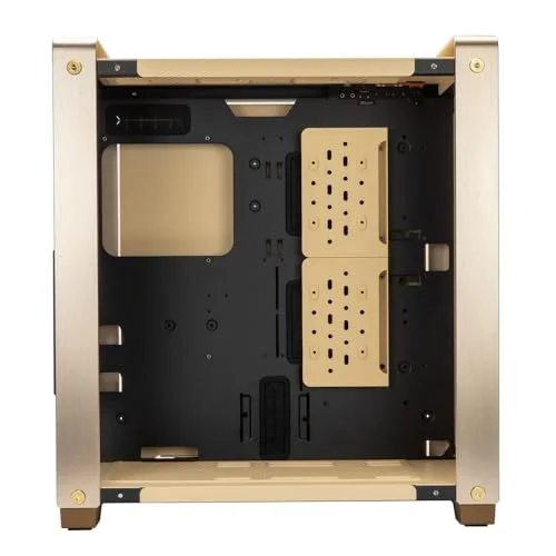 Boîtier grand tour - IN WIN - DUBILI WARM GOLD DIY - Or - USB 3.2 Gen 2x2 Type-C - ATX E-ATX MATX MITX - vue 4
