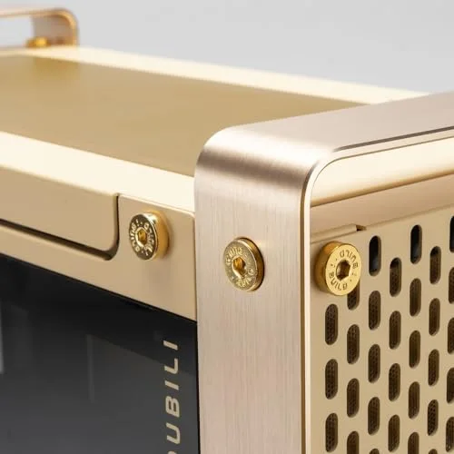 Boîtier grand tour - IN WIN - DUBILI WARM GOLD DIY - Or - USB 3.2 Gen 2x2 Type-C - ATX E-ATX MATX MITX - vue 7