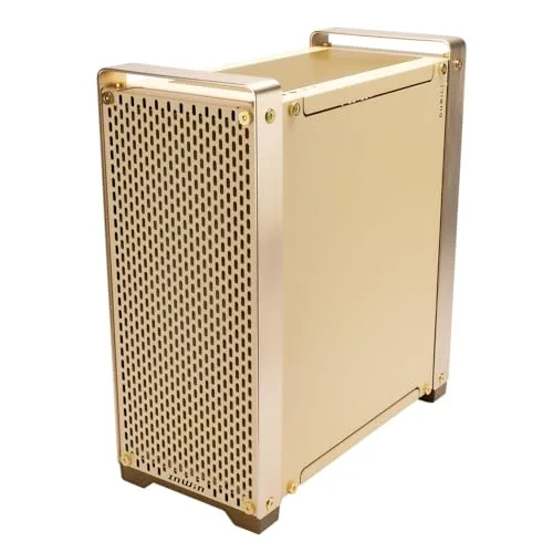 Boîtier grand tour - IN WIN - DUBILI WARM GOLD DIY - Or - USB 3.2 Gen 2x2 Type-C - ATX E-ATX MATX MITX - vue 8