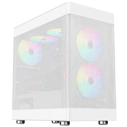 Boîtier Mini Tour - ITEK - PROMESH 35W - 2xUSB 3.0 - Type-C - 3 côtés Mesh - vue 6