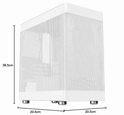 Boîtier Mini Tour - ITEK - PROMESH 35W - 2xUSB 3.0 - Type-C - 3 côtés Mesh - vue 7