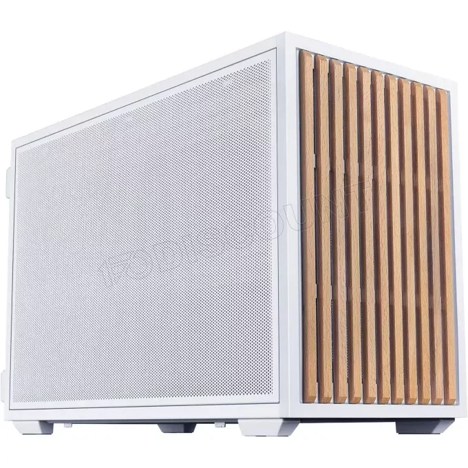 Lian Li B4-mATX Wood Edition White
