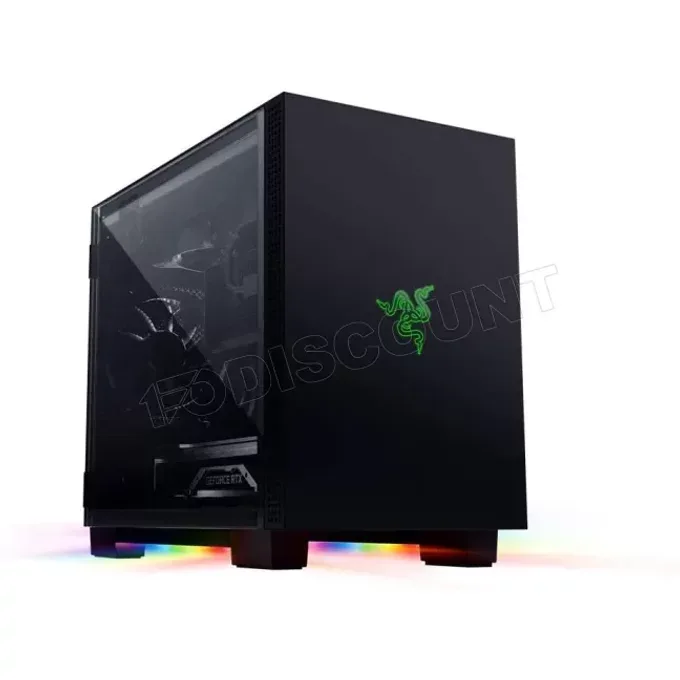 Razer Tomahawk Mini-ITX RGB verre trempé noir