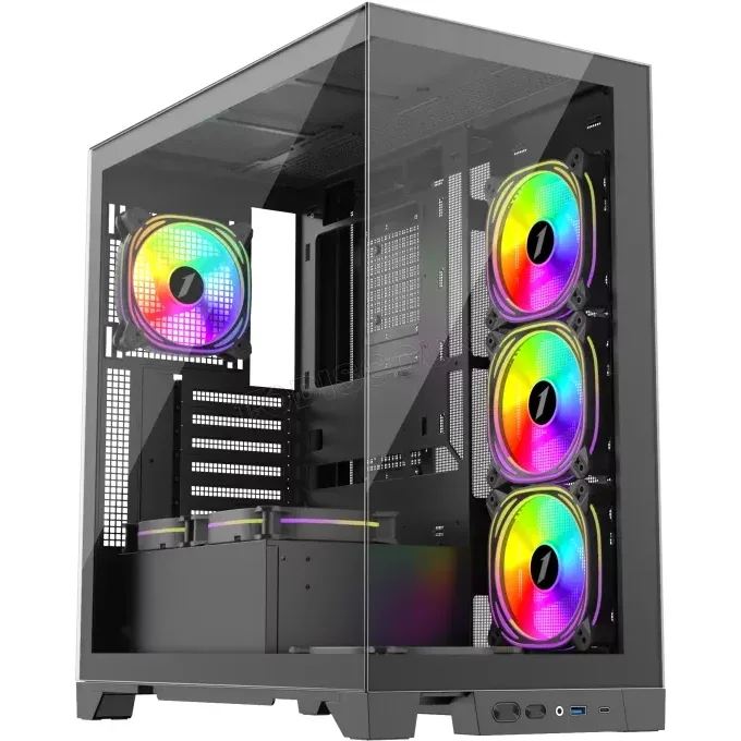 1stPlayer Mi8 RGB boîtier moyen tour ATX