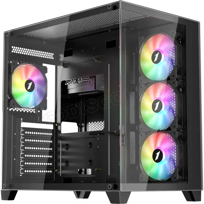 1stPlayer MV8-TP RGB boîtier ATX verre trempé