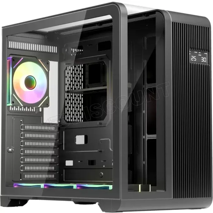 1stPlayer RT7 RGB boîtier moyen tour ATX verre trempé noir