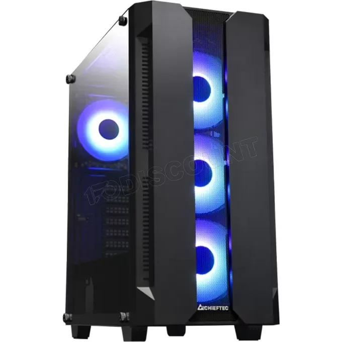 Chieftec Hunter GS-01B-OP RGB boîtier vitré ATX