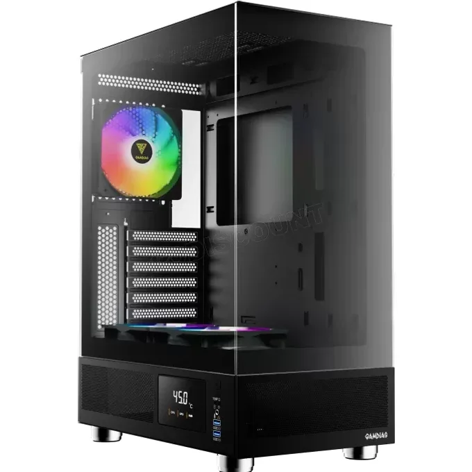 Gamdias Atlas E1 RGB boîtier moyen tour ATX vitré