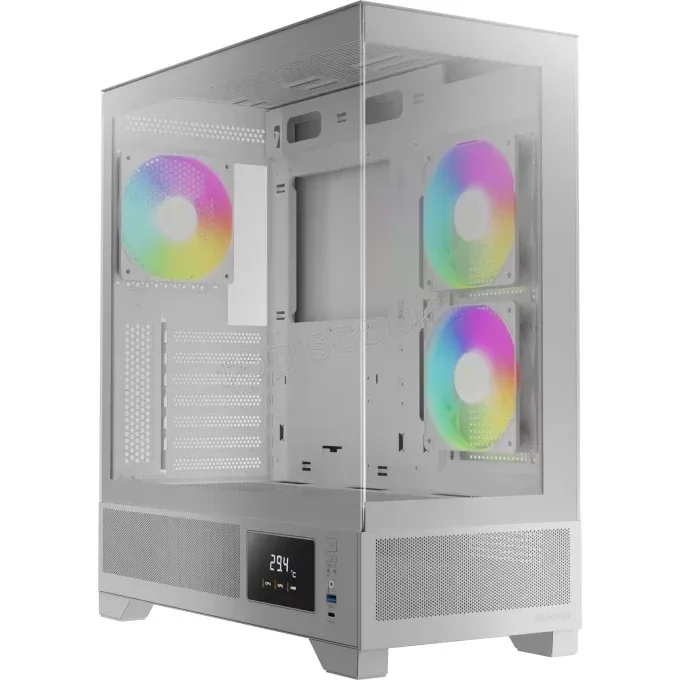 Gamdias ATLAS M1 WH RGB boîtier ATX vitré blanc