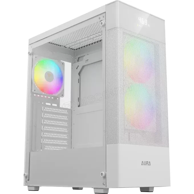 Gamdias AURA GC5 ELITE WH ARGB boîtier moyen tour blanc