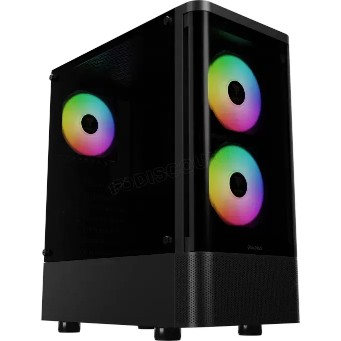 Gamdias TALOS E3 CG RGB boîtier ATX vitré noir