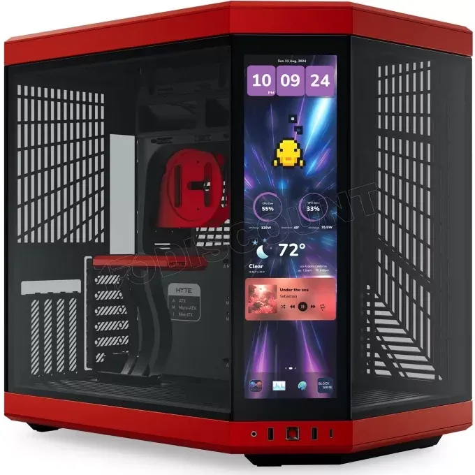 HYTE Y70 Touch Infinite Noir/Rouge