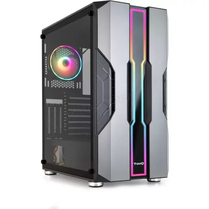 TooQ TQGCC103-B Nightcity RGB vitre