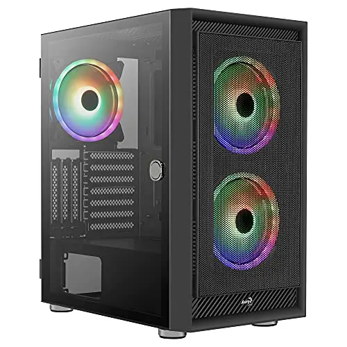 Boîtier PC - AEROCOOL - Graphite G V3 - Boitier sans alimentation - Moyen tour - Format ATX - Noir ( ACCM-PB24133.11 ) - vue 2