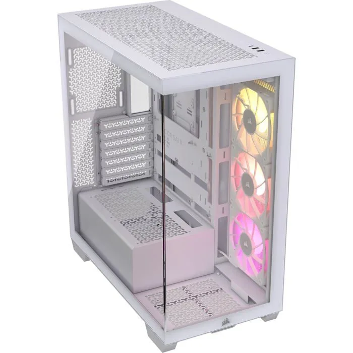 Corsair iCUE LINK 3500X RGB Blanc ATX verre panoramique