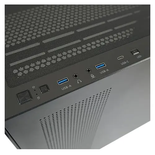 Boîtier PC Gamer ATX LC-Power 715B – Verre Trempé 4 Ventilateurs ARGB Installation Facile - vue 4