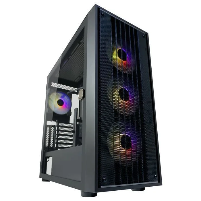 LC-Power Gaming 810B Dark_Crawler_X ATX avec 4 ventilateurs ARGB 120mm