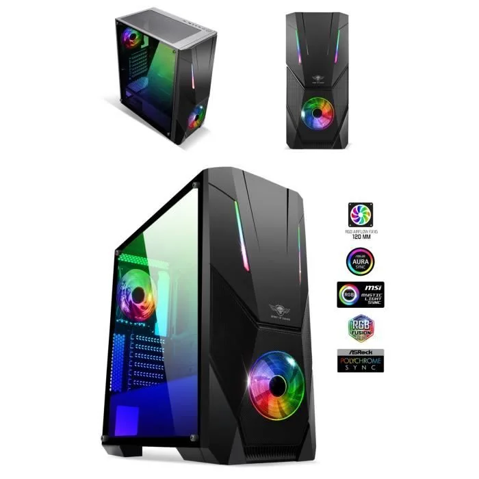 Spirit of Gamer Rogue 5 ARGB Edition ATX/mATX/Mini-ITX