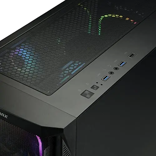 Boîtier PC gaming - Enermax - StarryKnight SK30 - Blanc et Noir - 4 ventilateurs RGB - Support vertical GPU - vue 5