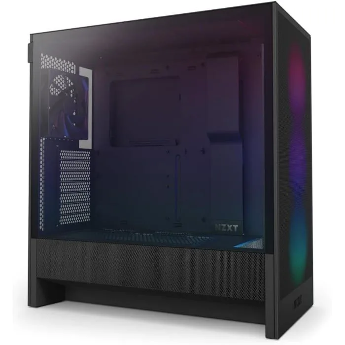 NZXT H5 Flow RGB 2024 Blanc 4x 120mm E-ATX Watercooling 360mm