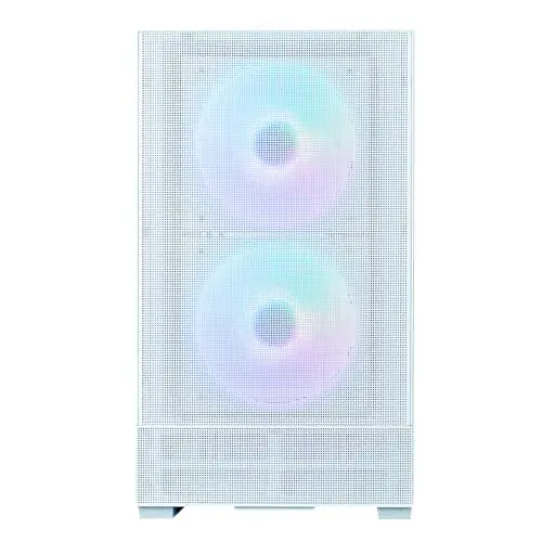 Boîtier PC Mini Tour sans alim - ZALMAN P30 AIR (Blanc) - Micro ATX/Mini-ITX - 3x140mm A-RGB - Mesh - USB-C/3.0/HD Audio - vue 2